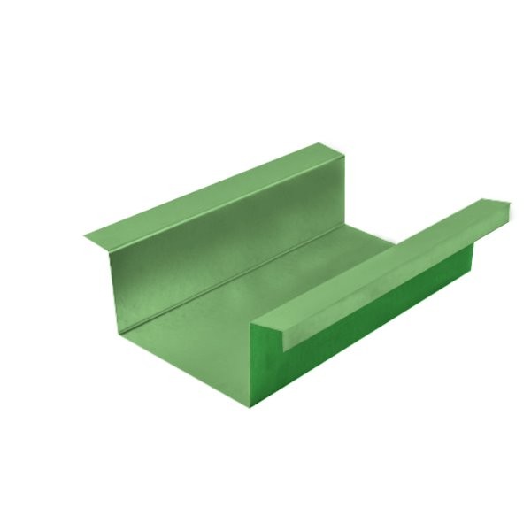 Cheneau laque Ep. 0,50  Vert bornéo RAL 6021/ Vert jaune RAL 6001 AZ 2M00