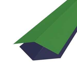 Aretier laque Ep. 0,60 Vert jaune RAL 6001 / Gris graphite RAL 7024 AZ 2M00