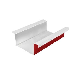 Cheneau laque Ep. 0,50 Blanc RAL 9010 / Rouge brun RAL 3011 AZ 2M00