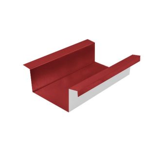 Cheneau laque Ep. 0,60 Rouge brun RAL 3011/Blanc RAL 9010  AZ 2M00