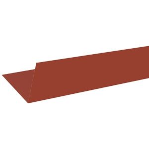 Noue laquée DF Ep. 0,6_Rouge tuile RAL 8004