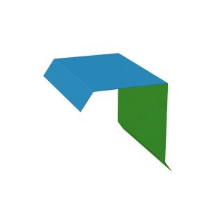 Bande de rive laque Ep. 0,50 Bleu ciel RAL 5015/ Vert jaune RAL 6001 AZ 2 M00