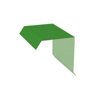 Bande de rive laque Ep. 0,60 Vert jaune RAL 6001 / Vert bornéo RAL 6021 AZ 2 M00